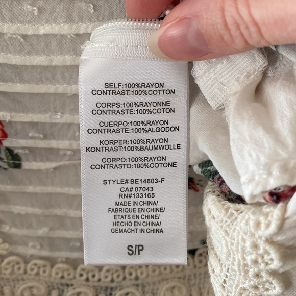 anthropologie eri + ali floral romantic top! - Picture 9 of 9